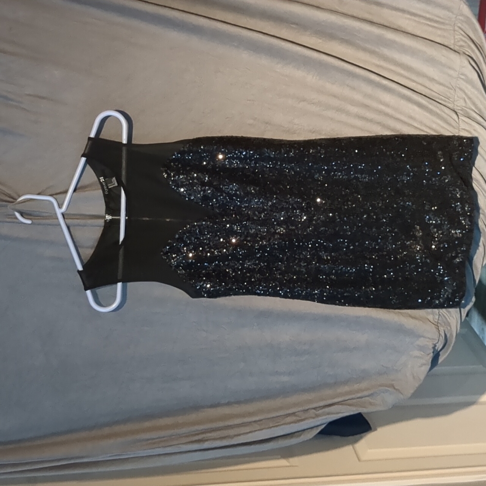 Forever 21 black sequin dress